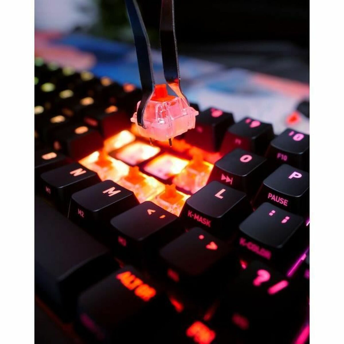 Keyboard and Mouse Cherry CXK5V2RGBCPTBLACKRFR