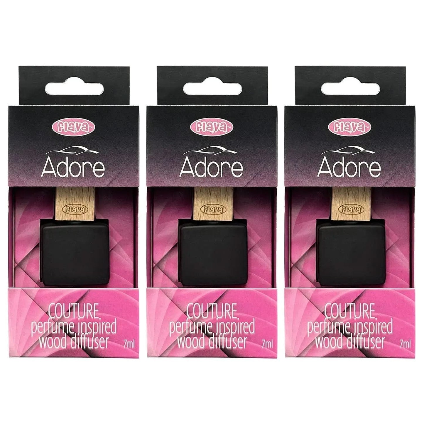 Flava Couture Wood Car Air Freshener - Adore